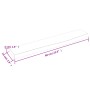Dark brown treated oak wood wall shelf 60x10x4 cm by vidaXL, Shelves and shelves - Ref: Foro24-363759, Price: 22,11 €, Discou...