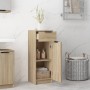 Badezimmerschrank aus Sonoma-Eichensperrholz, 32 x 34 x 90 cm von vidaXL, Schließfächer und Lagerschränke - Ref: Foro24-81128...