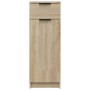 Badezimmerschrank aus Sonoma-Eichensperrholz, 32 x 34 x 90 cm von vidaXL, Schließfächer und Lagerschränke - Ref: Foro24-81128...