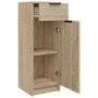 Badezimmerschrank aus Sonoma-Eichensperrholz, 32 x 34 x 90 cm von vidaXL, Schließfächer und Lagerschränke - Ref: Foro24-81128...