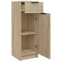 Badezimmerschrank aus Sonoma-Eichensperrholz, 32 x 34 x 90 cm von vidaXL, Schließfächer und Lagerschränke - Ref: Foro24-81128...