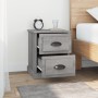 Nachttische 2 Stück graues Sperrholz 39x39x47,5 cm von vidaXL, Nachttische - Ref: Foro24-816157, Preis: 75,38 €, Rabatt: %