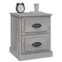 Nachttische 2 Stück graues Sperrholz 39x39x47,5 cm von vidaXL, Nachttische - Ref: Foro24-816157, Preis: 75,38 €, Rabatt: %