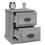 Nachttische 2 Stück graues Sperrholz 39x39x47,5 cm von vidaXL, Nachttische - Ref: Foro24-816157, Preis: 75,38 €, Rabatt: %