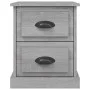 Bedside tables 2 pcs gray plywood 39x39x47.5 cm by vidaXL, Nightstands - Ref: Foro24-816157, Price: 74,63 €, Discount: %