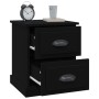 Nachttische 2 Stück schwarzes Sperrholz 39x39x47,5 cm von vidaXL, Nachttische - Ref: Foro24-816147, Preis: 66,93 €, Rabatt: %