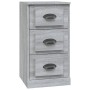 Aparador de madera contrachapada gris Sonoma 36x35,5x67,5 cm de vidaXL, Aparadores - Ref: Foro24-816222, Precio: 75,02 €, Des...