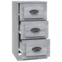 Aparador de madera contrachapada gris Sonoma 36x35,5x67,5 cm de vidaXL, Aparadores - Ref: Foro24-816222, Precio: 75,02 €, Des...