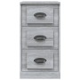 Aparador de madera contrachapada gris Sonoma 36x35,5x67,5 cm de vidaXL, Aparadores - Ref: Foro24-816222, Precio: 75,02 €, Des...