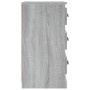 Aparador de madera contrachapada gris Sonoma 36x35,5x67,5 cm de vidaXL, Aparadores - Ref: Foro24-816222, Precio: 75,02 €, Des...