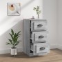 Aparador de madera contrachapada gris Sonoma 36x35,5x67,5 cm de vidaXL, Aparadores - Ref: Foro24-816222, Precio: 75,02 €, Des...