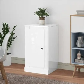Hochglanzweißes Sperrholz-Sideboard 37,5 x 35,5 x 67,5 cm von vidaXL, Sideboards - Ref: Foro24-816204, Preis: 41,77 €, Rabatt: %
