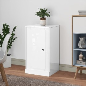 Hochglanzweißes Sperrholz-Sideboard 37,5 x 35,5 x 67,5 cm von vidaXL, Sideboards - Ref: Foro24-816204, Preis: 42,25 €, Rabatt: %