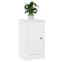 Aparador madera contrachapada blanco brillante 37,5x35,5x67,5cm de vidaXL, Aparadores - Ref: Foro24-816204, Precio: 42,19 €, ...