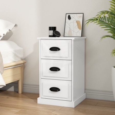 Glossy white plywood nightstand 39x39x67 cm by vidaXL, Nightstands - Ref: Foro24-816162, Price: 65,84 €, Discount: %