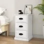 Nachttisch aus glänzend weißem Sperrholz, 39 x 39 x 67 cm von vidaXL, Nachttische - Ref: Foro24-816162, Preis: 63,30 €, Rabat...