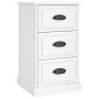 Glossy white plywood nightstand 39x39x67 cm by vidaXL, Nightstands - Ref: Foro24-816162, Price: 65,84 €, Discount: %