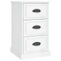 Nachttisch aus glänzend weißem Sperrholz, 39 x 39 x 67 cm von vidaXL, Nachttische - Ref: Foro24-816162, Preis: 63,30 €, Rabat...