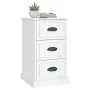 Mesita de noche madera contrachapada blanco brillo 39x39x67 cm de vidaXL, Mesitas de noche - Ref: Foro24-816162, Precio: 63,3...