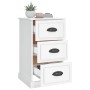 Glossy white plywood nightstand 39x39x67 cm by vidaXL, Nightstands - Ref: Foro24-816162, Price: 65,84 €, Discount: %