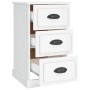 Glossy white plywood nightstand 39x39x67 cm by vidaXL, Nightstands - Ref: Foro24-816162, Price: 65,84 €, Discount: %