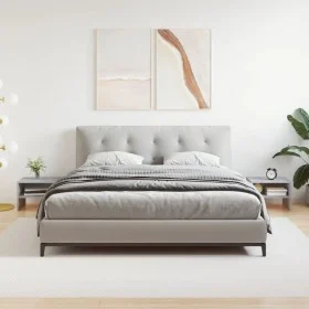 Mesitas de noche 2 uds contrachapada gris Sonoma 40x30x30 cm de vidaXL, Mesitas de noche - Ref: Foro24-815240, Precio: 35,36 ...