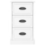 Glossy white plywood nightstand 39x39x67 cm by vidaXL, Nightstands - Ref: Foro24-816162, Price: 65,84 €, Discount: %