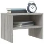 Mesitas de noche 2 uds contrachapada gris Sonoma 40x30x30 cm de vidaXL, Mesitas de noche - Ref: Foro24-815240, Precio: 35,36 ...