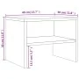 Mesitas de noche 2 uds contrachapada gris Sonoma 40x30x30 cm de vidaXL, Mesitas de noche - Ref: Foro24-815240, Precio: 35,36 ...