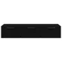 Armario de pared madera contrachapada negro 102x30x20 cm de vidaXL, Estantes y estanterías - Ref: Foro24-811404, Precio: 89,8...