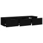 Armario de pared madera contrachapada negro 102x30x20 cm de vidaXL, Estantes y estanterías - Ref: Foro24-811404, Precio: 89,8...