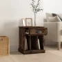 Nachttisch aus geräucherter Eiche, 43 x 36 x 50 cm von vidaXL, Nachttische - Ref: Foro24-816354, Preis: 43,37 €, Rabatt: %