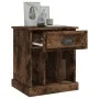 Smoked oak nightstand 43x36x50 cm by vidaXL, Nightstands - Ref: Foro24-816354, Price: 43,89 €, Discount: %