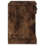 Nachttisch aus geräucherter Eiche, 43 x 36 x 50 cm von vidaXL, Nachttische - Ref: Foro24-816354, Preis: 43,89 €, Rabatt: %
