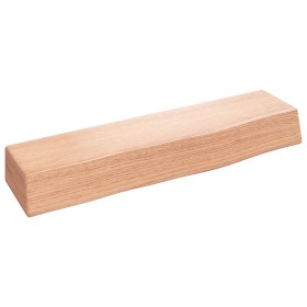 Estante de pared madera de roble tratada marrón claro 40x10x6cm