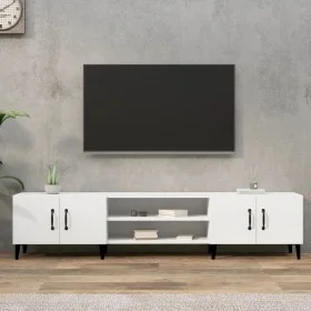 Weißer TV-Schrank aus Sperrholz, 180 x 31,5 x 40 cm von vidaXL, TV-Möbel - Ref: Foro24-816264, Preis: 99,60 €, Rabatt: %