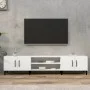 White plywood TV cabinet 180x31.5x40 cm by vidaXL, TV Furniture - Ref: Foro24-816264, Price: 99,49 €, Discount: %