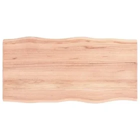 Treated oak wood table top with natural edge 80x40x2 cm by vidaXL, Table tops - Ref: Foro24-363938, Price: 53,32 €, Discount: %