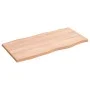 Treated oak wood table top with natural edge 80x40x2 cm by vidaXL, Table tops - Ref: Foro24-363938, Price: 53,32 €, Discount: %