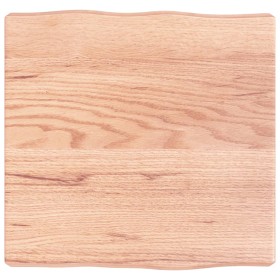 Tischplatte aus behandeltem Holz naturbraune Kante 40x40x(2-6) cm von vidaXL, Tischplatten - Ref: Foro24-363928, Preis: 38,91...