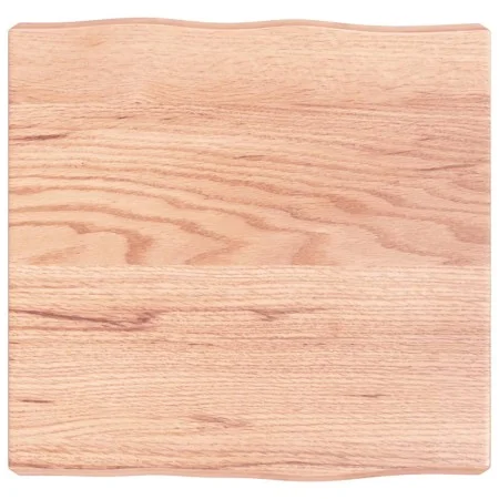 Treated wood table board with natural brown edge, 40x40x(2-6) cm. by vidaXL, Table tops - Ref: Foro24-363928, Price: 38,38 €,...