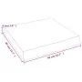 Treated wood table board with natural brown edge, 40x40x(2-6) cm. by vidaXL, Table tops - Ref: Foro24-363928, Price: 38,38 €,...