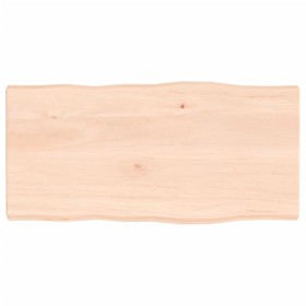 Solid wood table top natural edge 80x40x(2-4) cm by vidaXL, Table tops - Ref: Foro24-363873, Price: 54,56 €, Discount: %