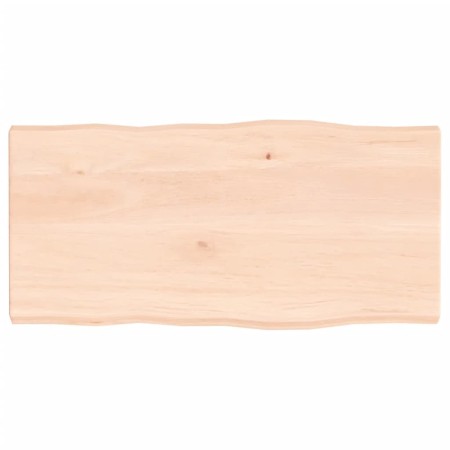 Solid wood table top natural edge 80x40x(2-4) cm by vidaXL, Table tops - Ref: Foro24-363873, Price: 54,56 €, Discount: %
