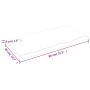 Solid wood table top natural edge 80x40x(2-4) cm by vidaXL, Table tops - Ref: Foro24-363873, Price: 53,75 €, Discount: %
