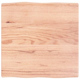 Treated wood table top with natural brown edge 60x60x(2-4) cm by vidaXL, Table tops - Ref: Foro24-363936, Price: 65,67 €, Dis...