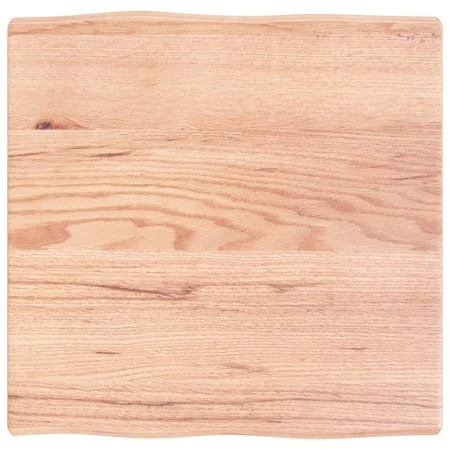 Treated wood table top with natural brown edge 60x60x(2-4) cm by vidaXL, Table tops - Ref: Foro24-363936, Price: 64,72 €, Dis...