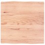 Treated wood table top with natural brown edge 60x60x(2-4) cm by vidaXL, Table tops - Ref: Foro24-363936, Price: 65,67 €, Dis...