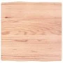 Treated wood table top with natural brown edge 60x60x(2-4) cm by vidaXL, Table tops - Ref: Foro24-363936, Price: 64,72 €, Dis...