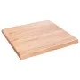 Treated wood table top with natural brown edge 60x60x(2-4) cm by vidaXL, Table tops - Ref: Foro24-363936, Price: 64,72 €, Dis...